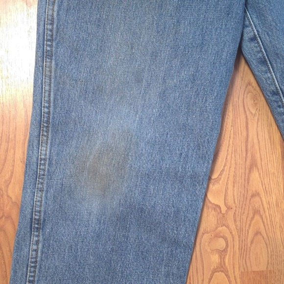 Cinch Green Label Relaxed Fit Workwear Mid Rise Blue Denim Jeans Mens 33x32 - Picture 4 of 12